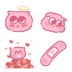 [LINE絵文字] Strawberry marshmallow v2の画像