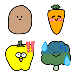 じゃがいもと仲間たちの絵文字メイン画像