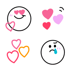 動く▶︎シンプルなニコちゃん。の絵文字メイン画像