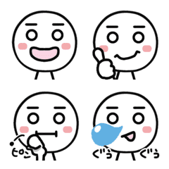 ▶︎動く！まゆまる定番えもじ。毎日使えるの絵文字メイン画像