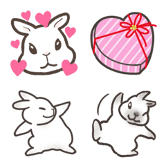 [LINE絵文字] 兎・うさぎ・ウサギさん5の画像