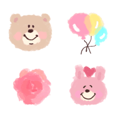 [LINE絵文字] ⭐︎♡カラフルcute絵文字♡⭐︎の画像