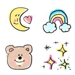 [LINE絵文字] ハッピーな詰め合わせの画像