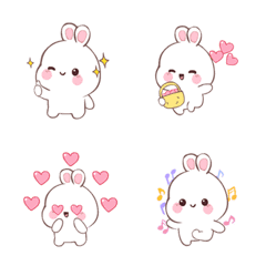 [LINE絵文字] Little Bunny 2 (Animoji)の画像