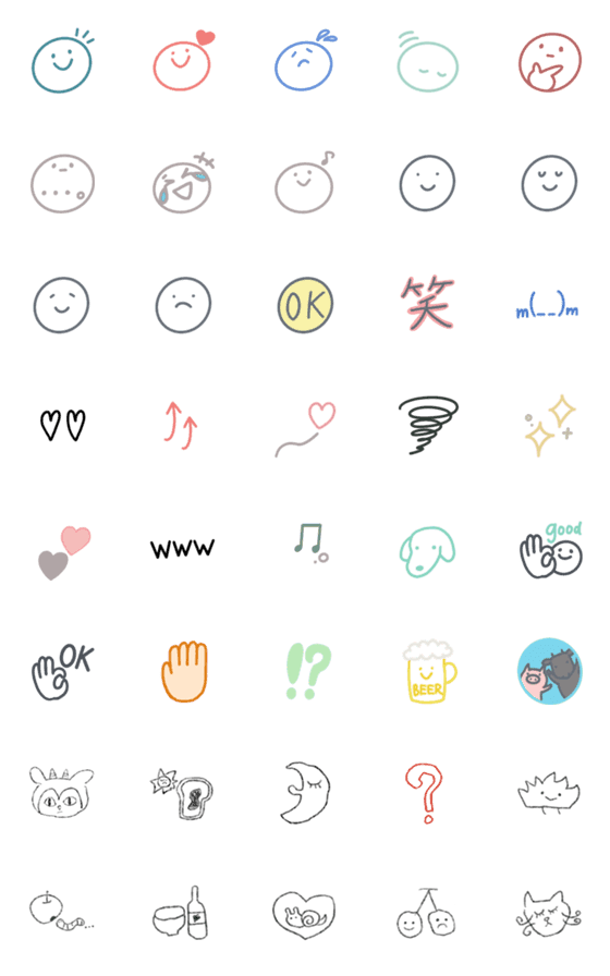 [LINE絵文字]Friday night outの画像一覧