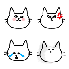 [LINE絵文字] 表情豊かネコの画像