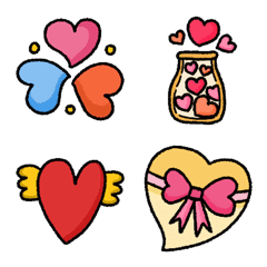 [LINE絵文字] Heart ＆ Love Collectionの画像