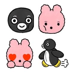[LINE絵文字] ぬいぐるみのぺーとくー 絵文字の画像