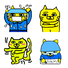 [LINE絵文字] ねこねこ絵文字ねこの画像