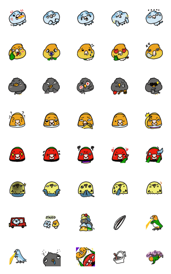 [LINE絵文字]NiuNiu familyの画像一覧