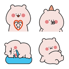 [LINE絵文字] Axiong cutie animated emoji 2の画像