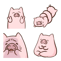[LINE絵文字] 卑しい豚の画像