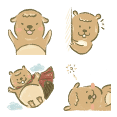 [LINE絵文字] The fancy Beaverの画像