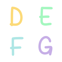 [LINE絵文字] English consonant(big letters)season1 v1の画像