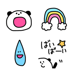 [LINE絵文字] ♡きゅんパンダ♡の画像