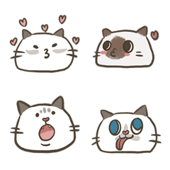 [LINE絵文字] Meow Pocket Emojiの画像