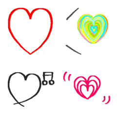 all heart♥3の絵文字メイン画像