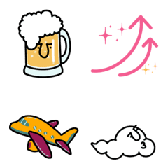 [LINE絵文字] 鼻デカさんたちの年中使える絵文字の画像