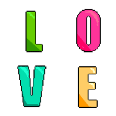 [LINE絵文字] English Alphabet(pix)の画像