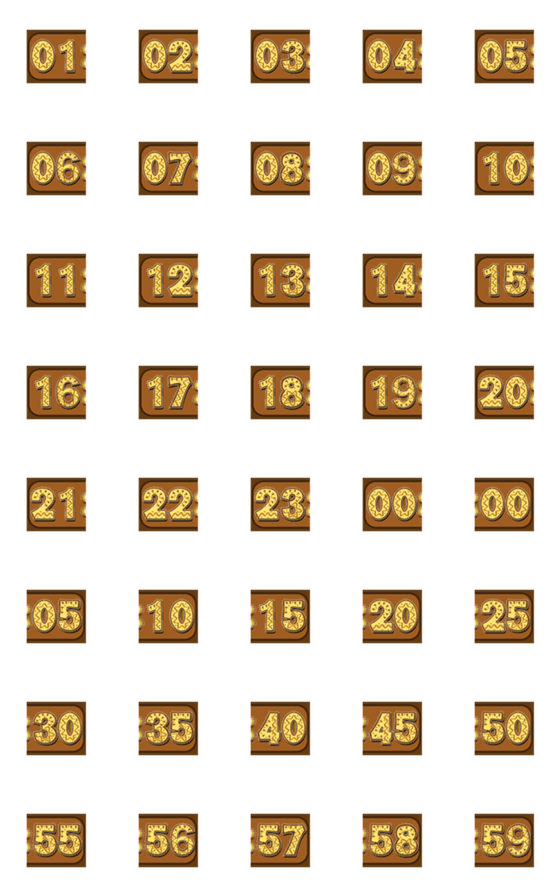 [LINE絵文字]Time 46の画像一覧