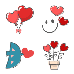 [LINE絵文字] ハートいっぱい♡絵文字の画像