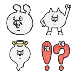 絵文字、ゆるい動物の絵文字メイン画像