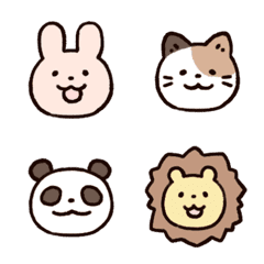 [LINE絵文字] いっぱいのどうぶつの画像