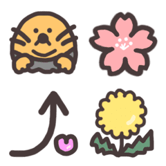 [LINE絵文字] ぷにぷに♡スプリングシーズン季節絵文字の画像