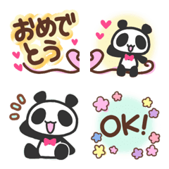 小さなジャイアントパンダの絵文字メイン画像