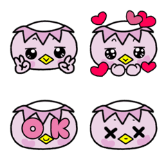 [LINE絵文字] ピンク カッパ ももちゃん 絵文字の画像