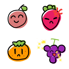 [LINE絵文字] Fruit-chan's cute emojiの画像