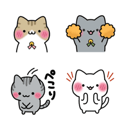 [LINE絵文字] 猫コレクション【絵文字】可愛いの画像