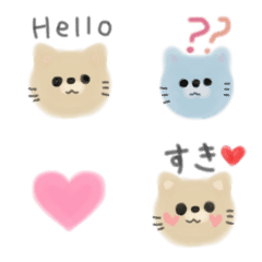 [LINE絵文字] ふんわり ねこちゃんの画像