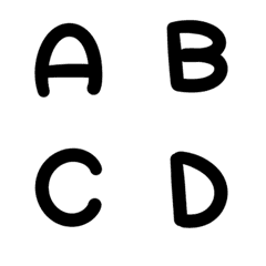 [LINE絵文字] English Alphabet Version1の画像