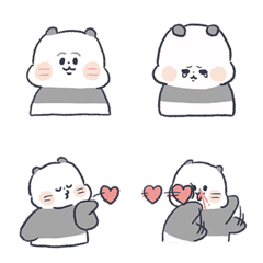 [LINE絵文字] Benwanpanda mini 01の画像