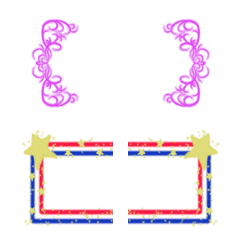 [LINE絵文字] Emoji Sticker Cute Lace Totemの画像