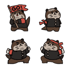 [LINE絵文字] Otter support teamの画像