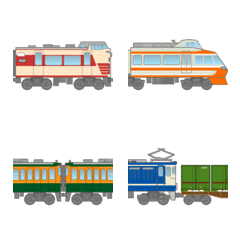 [LINE絵文字] 鉄道アニメーションの画像