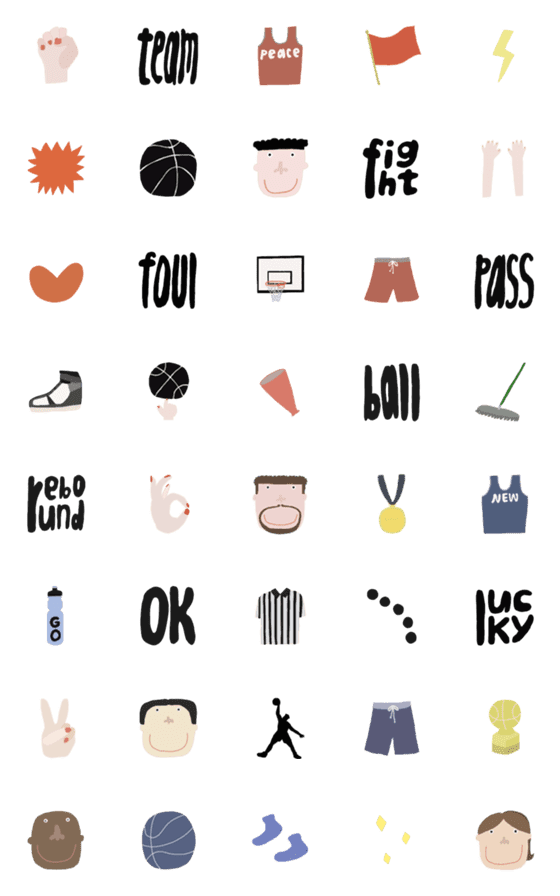[LINE絵文字]アイラブ バスケットボールの画像一覧