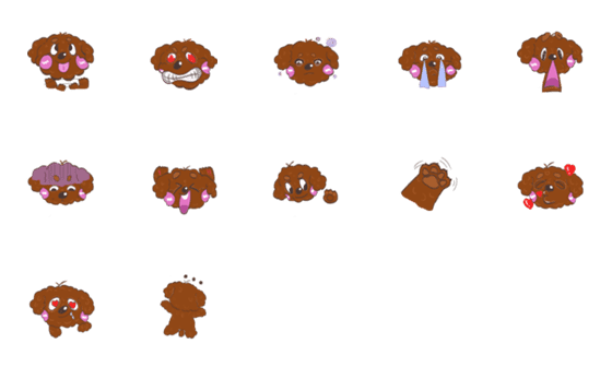[LINE絵文字]momo lifeの画像一覧