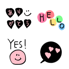 [LINE絵文字] スタンプ絵文字の画像