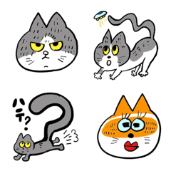 [LINE絵文字] わたる世間は猫だらけの画像