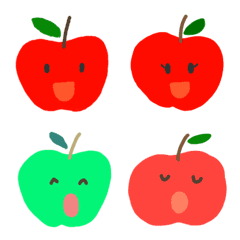 [LINE絵文字] りんごの合唱団絵文字の画像