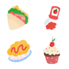 [LINE絵文字] Food and vegetablesの画像