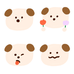 [LINE絵文字] Emoji of Doki Doggy (Revised Version)の画像