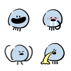 [LINE絵文字] The Jellyfish Emoji Sticker 2の画像