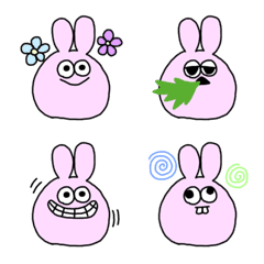 [LINE絵文字] うさぎの日常絵文字の画像