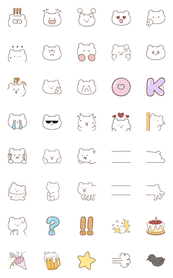 [LINE絵文字]Mother bearの画像一覧