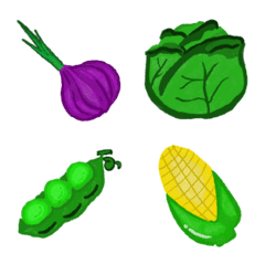 [LINE絵文字] fruits and vegetables1の画像