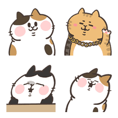 [LINE絵文字] Playing waste cat's daily expression  01の画像